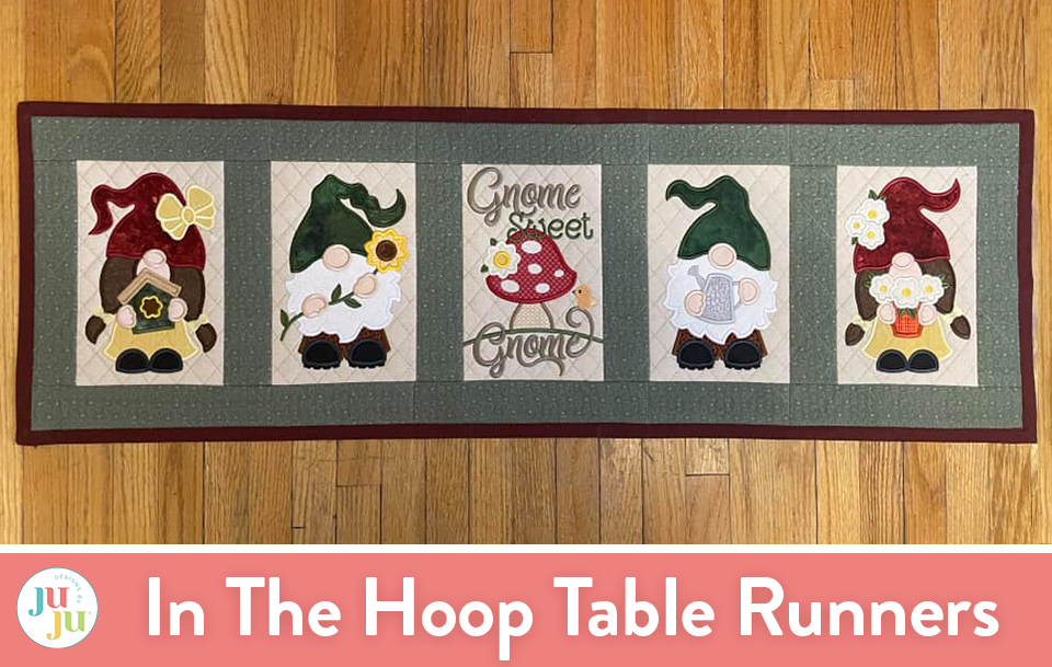 Customer Projects: In The Hoop Table Runners