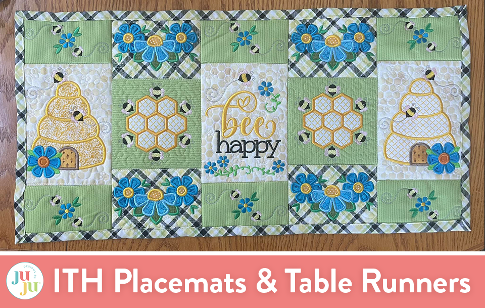 Customer Projects: In The Hoop Placemats & Table Runners
