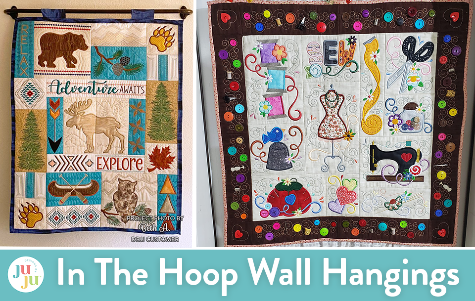 Customer Projects: In The Hoop Wall Hangings