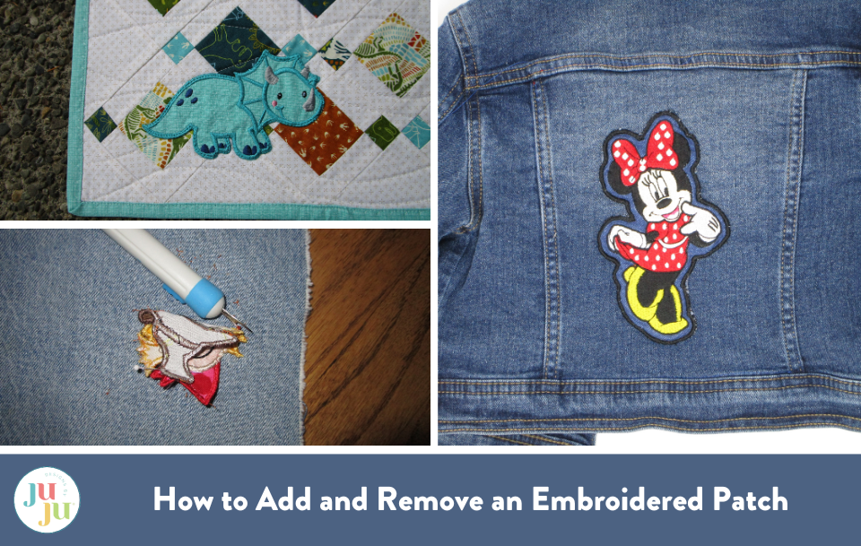 How to Add and Remove an Embroidered Patch