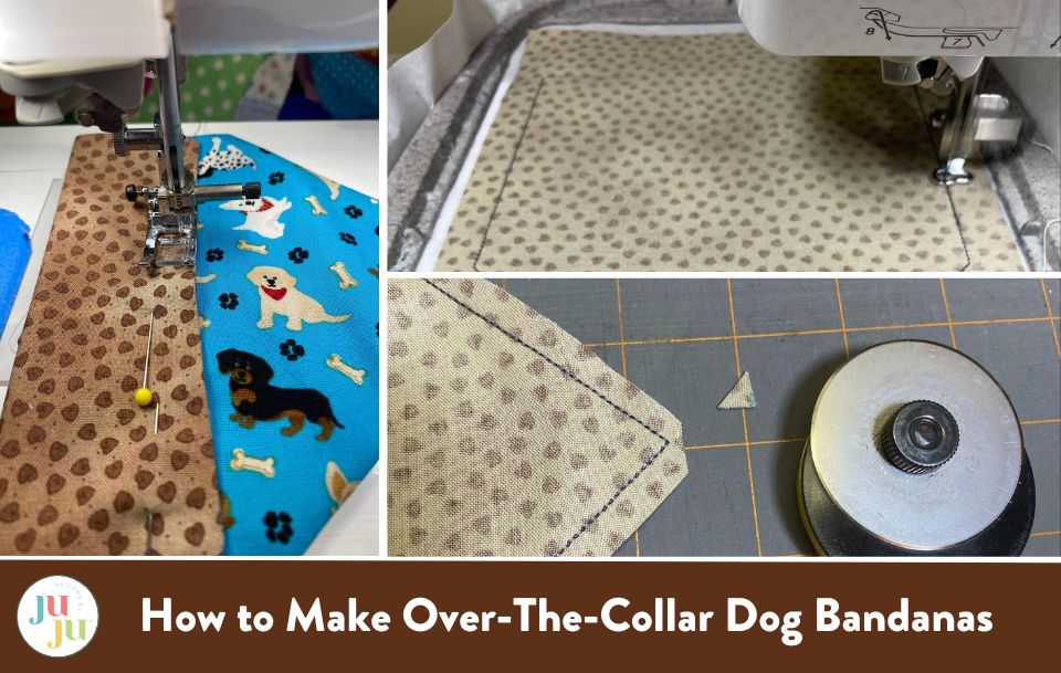 How to Make Over-The-Collar Dog Bandanas