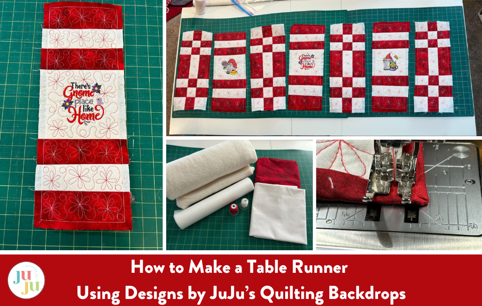 Quilting Backdrops:  Make a Table Runner