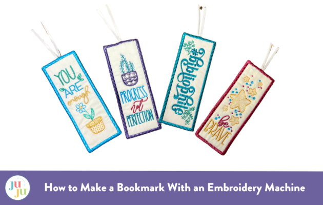How to Make a Bookmark With an Embroidery Machine