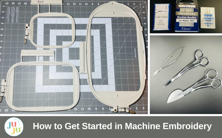 How to Get Started in Machine Embroidery