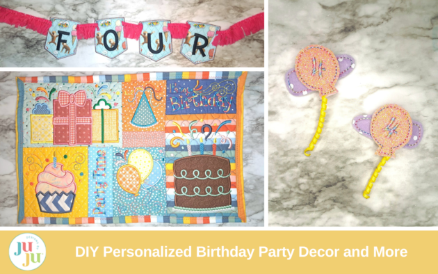 DIY Personalized Birthday Party Decor and More