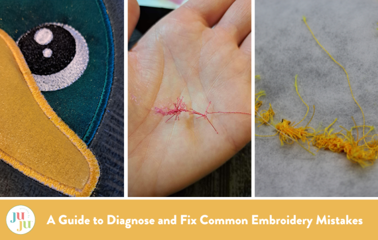 A Guide to Diagnose and Fix Common Embroidery Mistakes