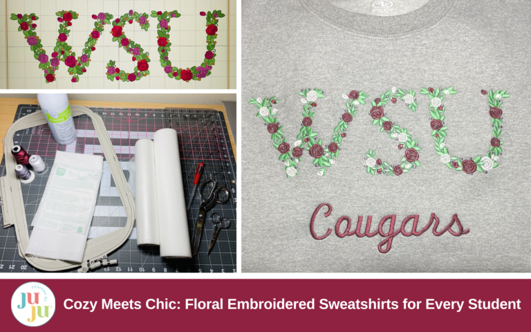 Cozy Meets Chic: Floral Embroidered Sweatshirts for Every Student
