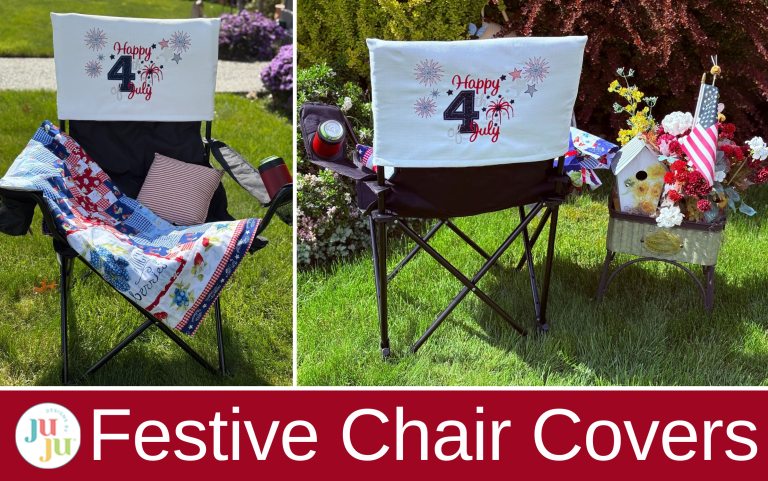 How to Make Custom Embroidered Chair Covers for Your 4th of July Celebration