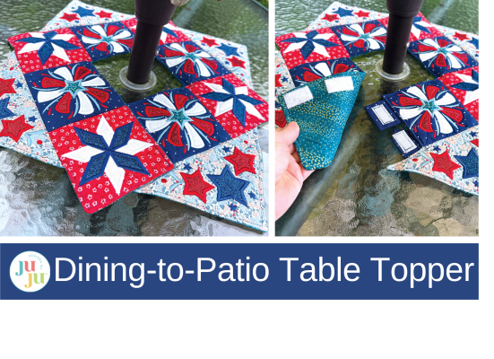 Fresh Take Friday: From Dining Table to Patio — A Versatile Table Topper Makeover