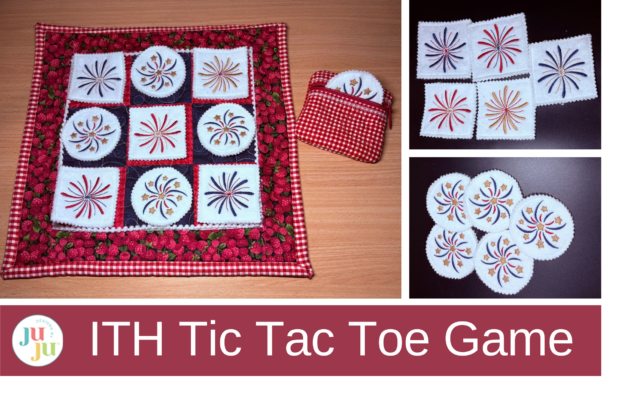 How to Make a Quilted In-the-Hoop Tic Tac Toe Game – Fun Embroidered Gift Idea