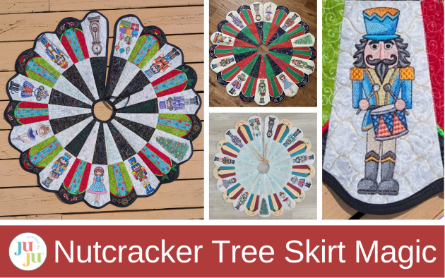 Stitch Holiday Magic: How to Create a One-of-a-Kind Nutcracker Tree Skirt with Your Embroidery Machine