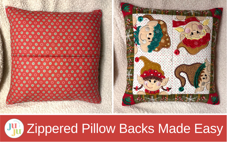 How to Add a Zippered Closure to Your Machine Embroidery Pillow: A Step-by-Step Guide for DBJJ Designs