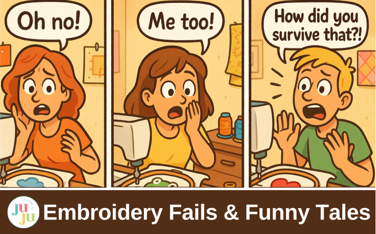 Embroidery Gone Wild: Hilarious & Relatable Crafting Fails, Machine Mishaps, and Stitching Survival Stories