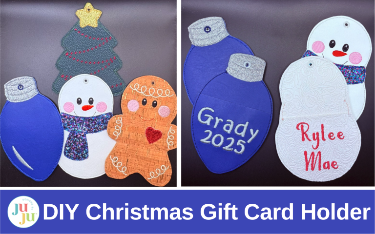How to Customize a Christmas Gift Card Holder — DIY Personalized Ornament Tutorial