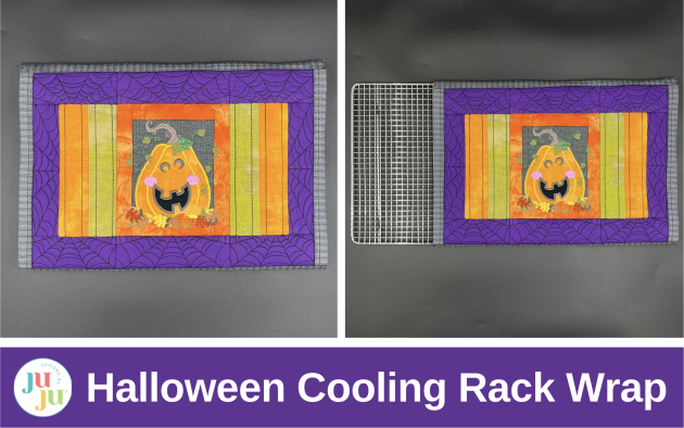 How to Make a Halloween Cooling Rack Wrap Using an In The Hoop Modular Placemat