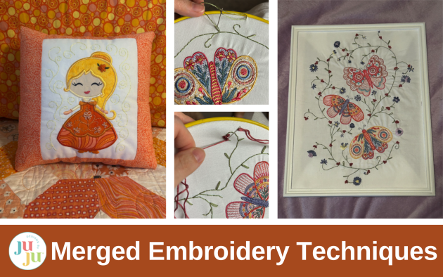 Merged Embroidery Techniques — How to Combine Machine Embroidery with Hand Stitching for Unique Designs