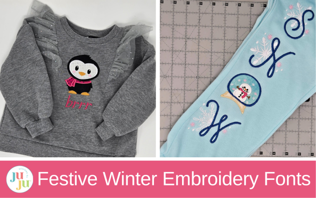 Fun & Festive Winter Embroidery Fonts: Creative Ideas to Personalize Your Holiday Projects