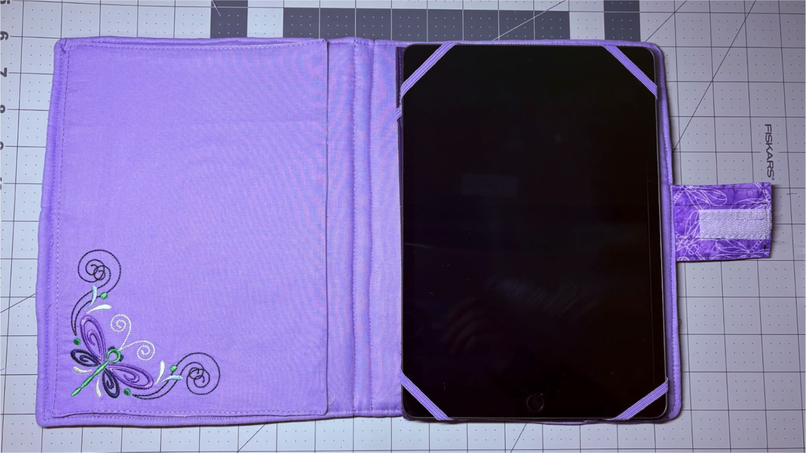 How to Make a Quilted Tablet or Kindle Cover with Embroidery and ...
