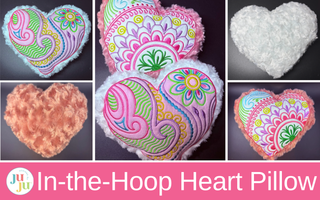 How to Make an In-the-Hoop Heart Pillow: Easy Embroidery Project for Gifts & Home Decor