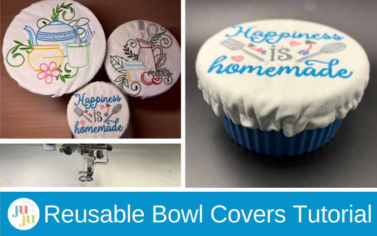 How to Make Reusable Bowl Covers: Easy Embroidery & Sewing Tutorial for Eco-Friendly Kitchen Projects