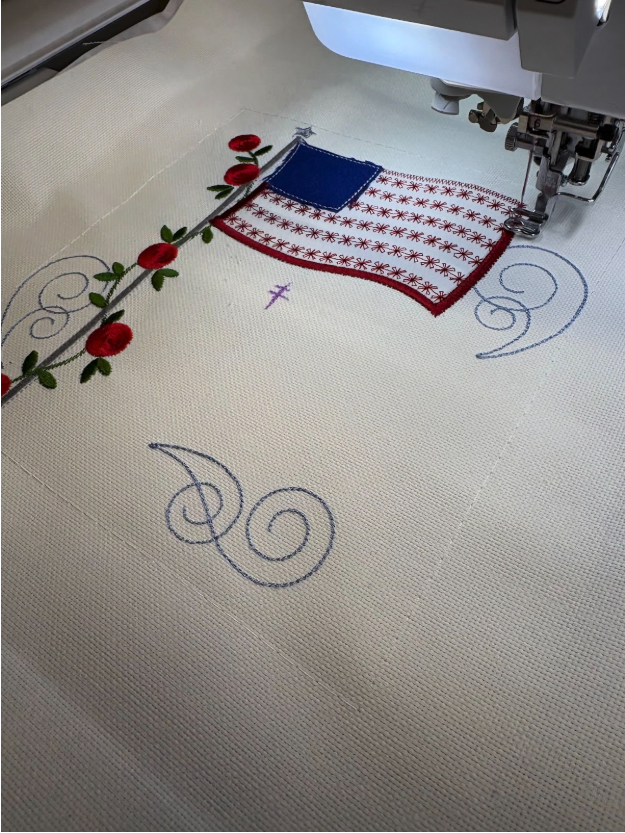 Star Spangled Stitches Project: How to Make a Patriotic Garden Flag ...