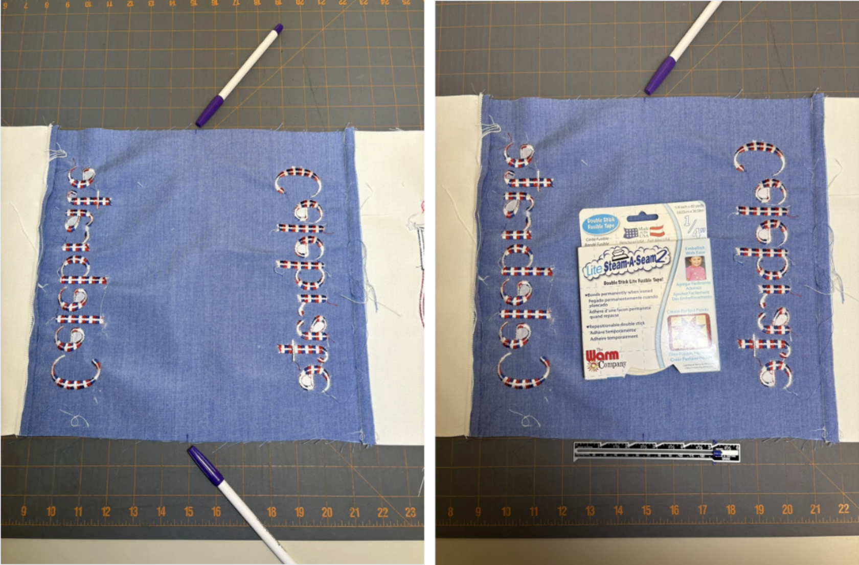 Star Spangled Stitches Project: How to Make a Patriotic Garden Flag ...