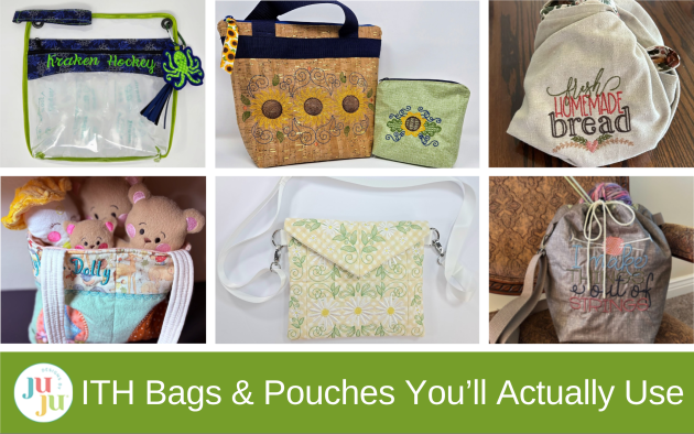 In-the-Hoop Bags & Pouches You’ll Actually Use (Zipper Bags, Totes & More)