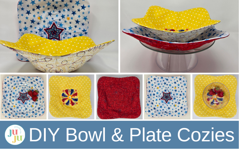 Star Spangled Stitches Project: DIY Bowl and Plate Cozies for Patriotic Serving Decor