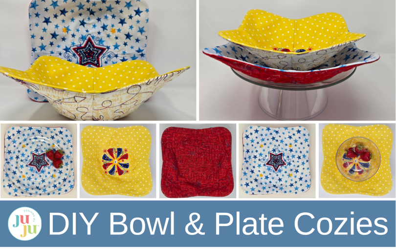 Star Spangled Stitches Project: DIY Bowl and Plate Cozies for Patriotic Serving Decor