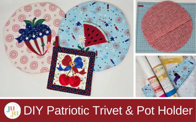 Star Spangled Stitches Project: DIY Patriotic Trivet and Pot Holder Tutorial