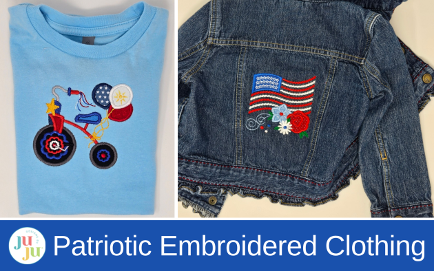 Star Spangled Stitches Project: Embroidering Patriotic Designs on Ready-Made Clothes