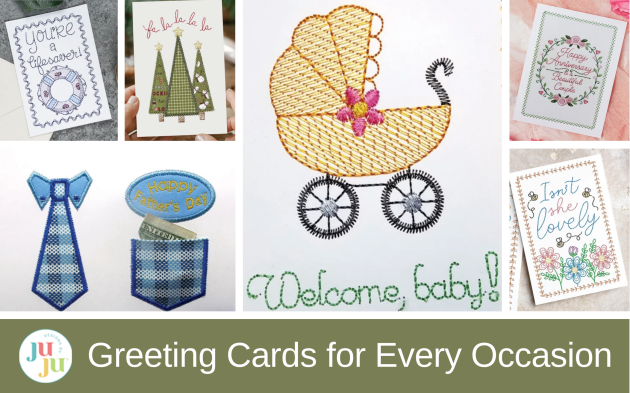 Machine Embroidery Greeting Card Ideas for Every Occasion